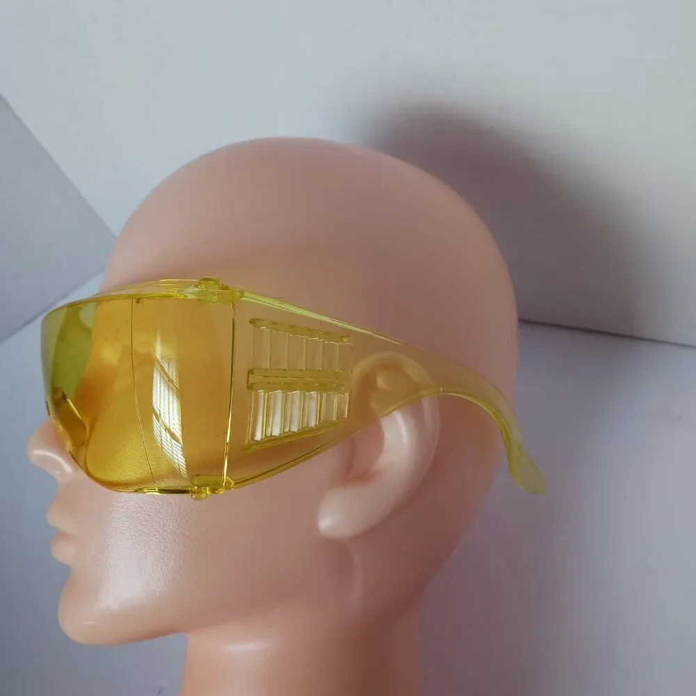 Vintage North Y2K Yellow X-Tray Large Glasses